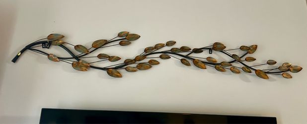 Metal Branch Wall Sculpture