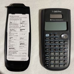 Texas Instruments TI-36X Pro scientific calculator.