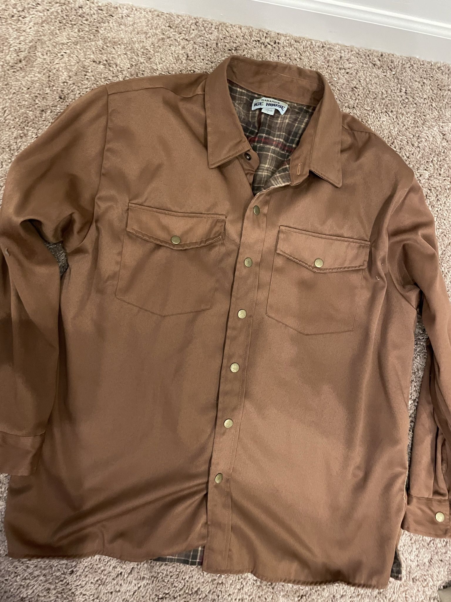Vintage Haband Ice House Jacket size Large