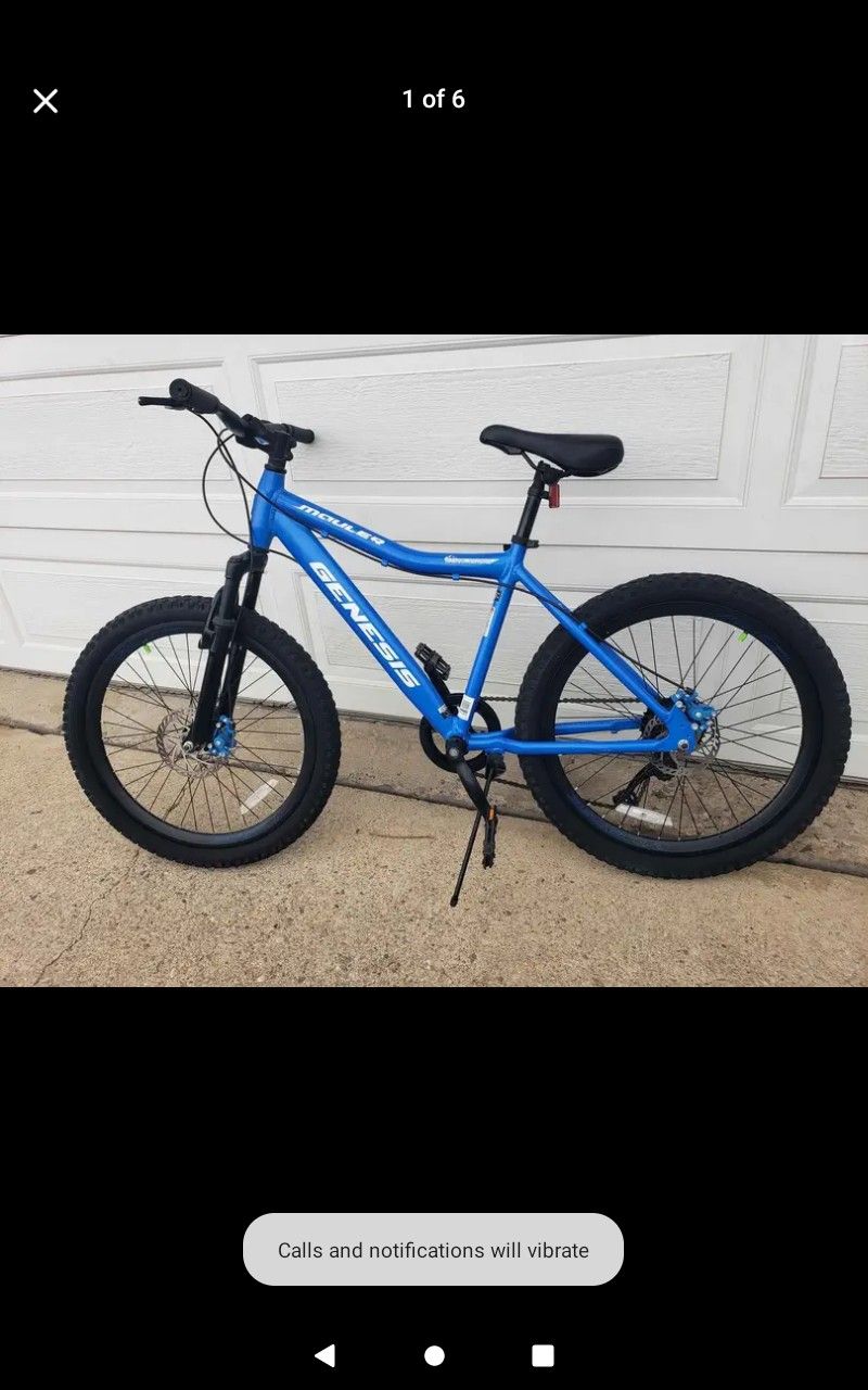 Boy's 24inch 8 Speed Genesis Mauler Mountain Bike