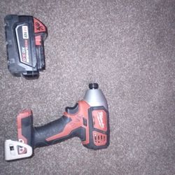 1/4 Impact And Battery Like New