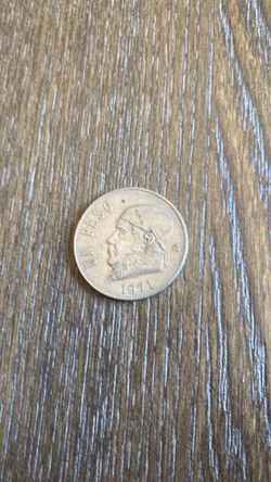 Un peso Morelos 1971