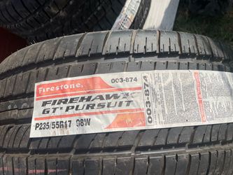 New Firestone Firehawk GT Pursuit P235/55R17 98W Tire