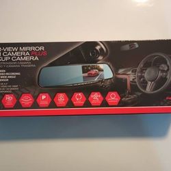 (BRAND NEW)Nitro 4 X 4 Rear View Mirror Dash Camera Plus Backup Camera - $30 (Harahan)