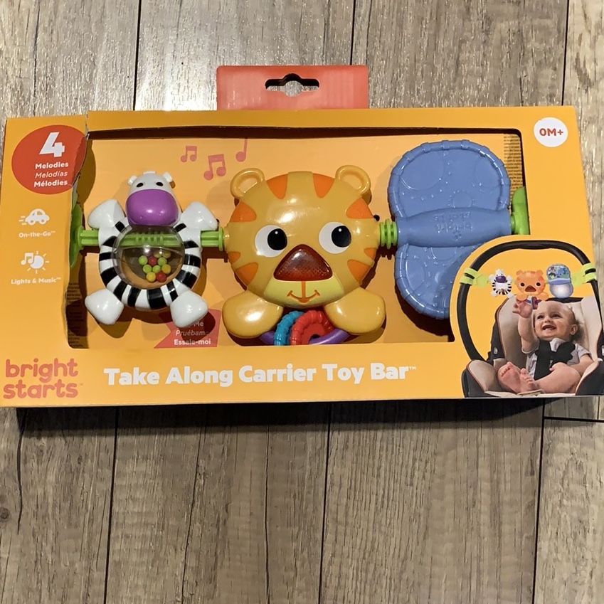 Car seat toy bar