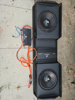 Diablo Dual Subwoofer Box with Amplifier