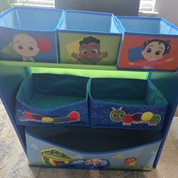 Cocomelon 6-Bin Toy Organizer
