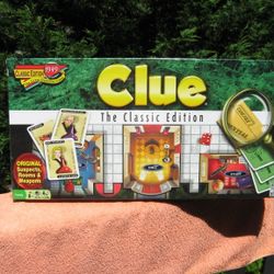 Clue The Classic Edition 2013~New & Factory Sealed!
