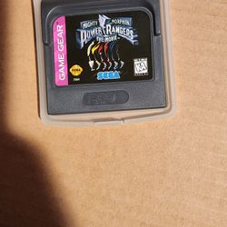 Vintage Sega Game The Mighty Morphine Power Rangers
