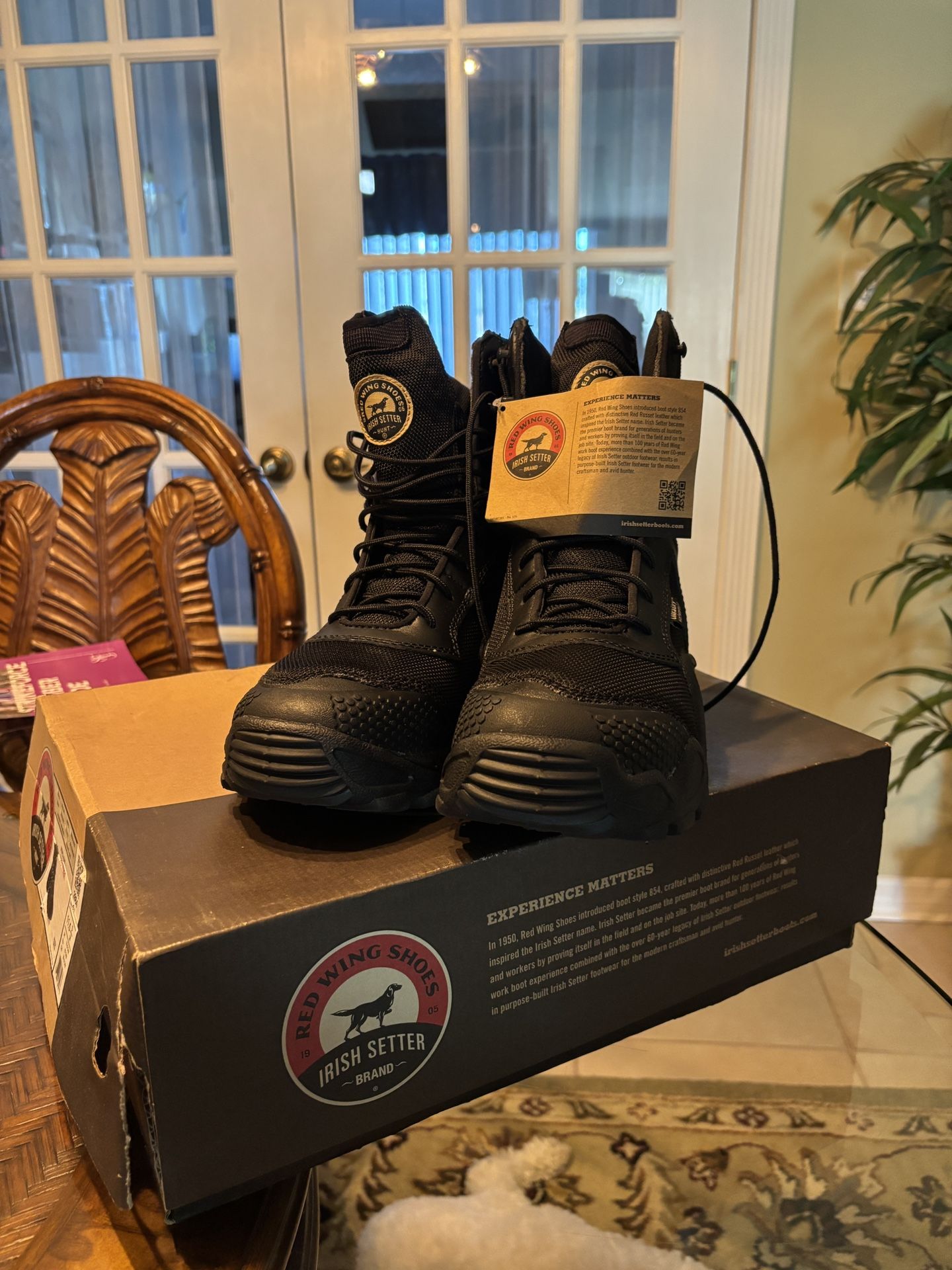 Men’s Boots Irish Setter vaprTrek, Waterproof, Insulated Hunting Boot Size 11.5