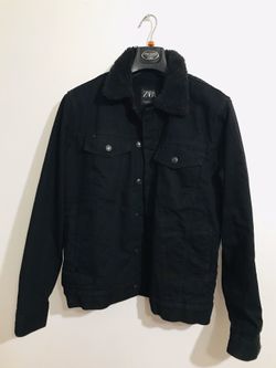 Zara Black Jean Jacket