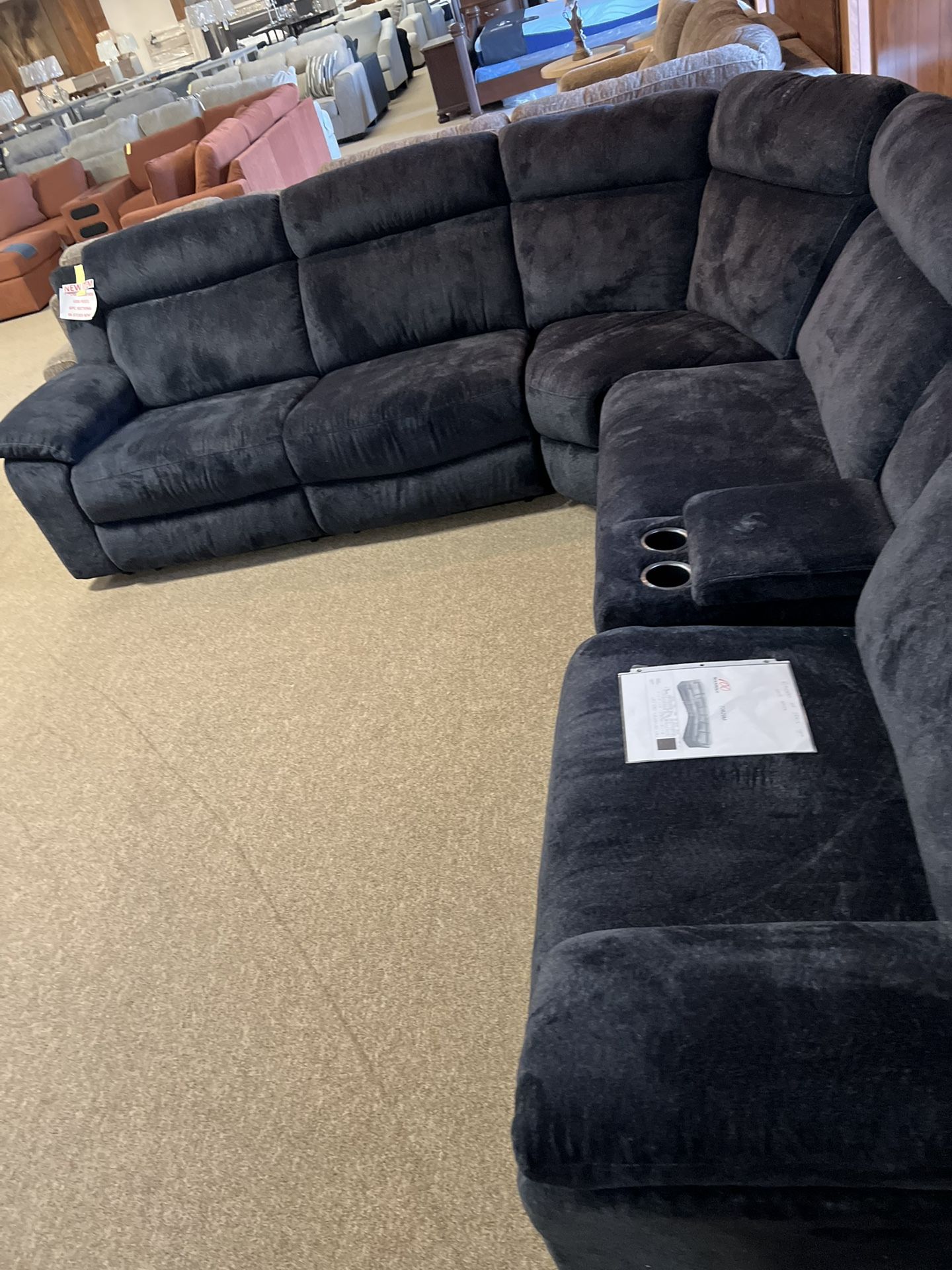 Super Cozy Reclining Sectional