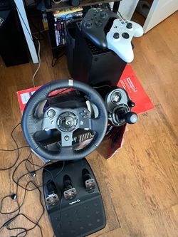 (NEED GONE ASAP ) Xbox series X / Logitech G920 steering wheel + two controllers and shifter.
