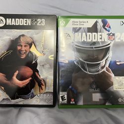 Madden 23 & 24 Xbox Series X Games