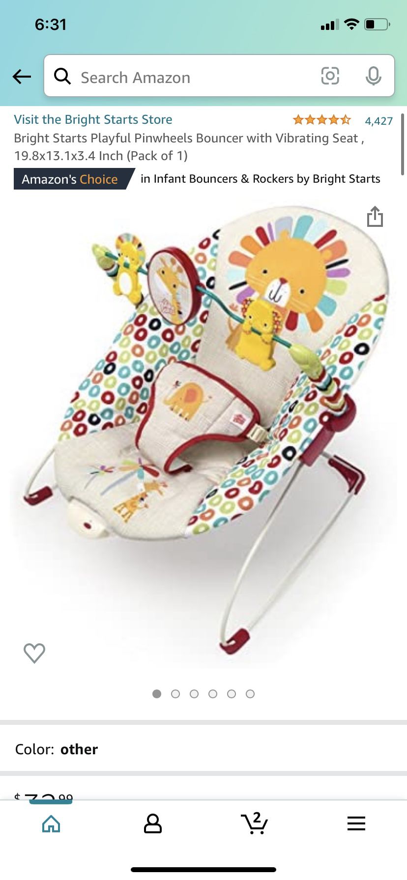 Baby Bouncer With Vibrating Seat