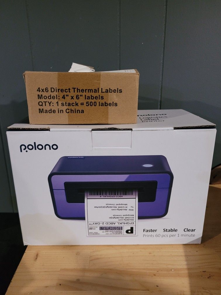 Polono Thermal Label Printer