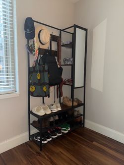 Hall Tree with bench and shoe racks