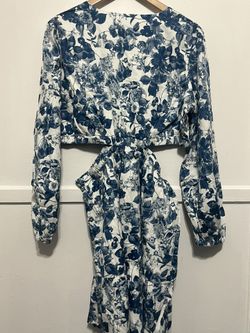 NWT XXL The Drop Blue Floral Dress
