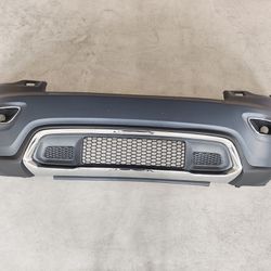 Complete Front Bumper Assembly For 2017 - 2020 Jeep Grand Cherokee With Grilles 