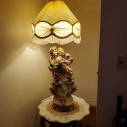 SET OF ANTIQUE TABLE LAMPS