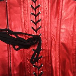 Red Foil Corset (Read Description)