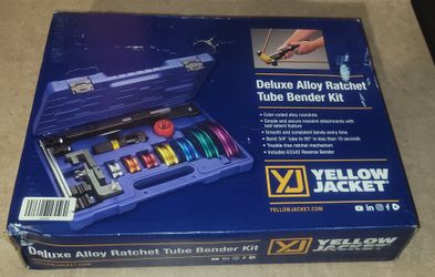 Yellow Jacket Deluxe Alloy Ratchet Tube Bender Kit