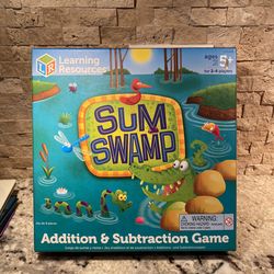 Sum Swamp Game Addition & Subtraction Board Game