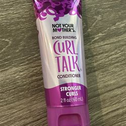 NOT YOUR MOTHER'S. BOND BUILDING CURL TAL. CONDITIONER STRONGER CURIS 2 fl oz (60 mL)