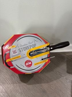 Stainless Steel StovePop Popcorn Maker