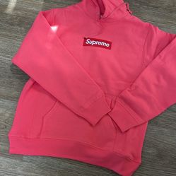 Pink supreme Hoodie 