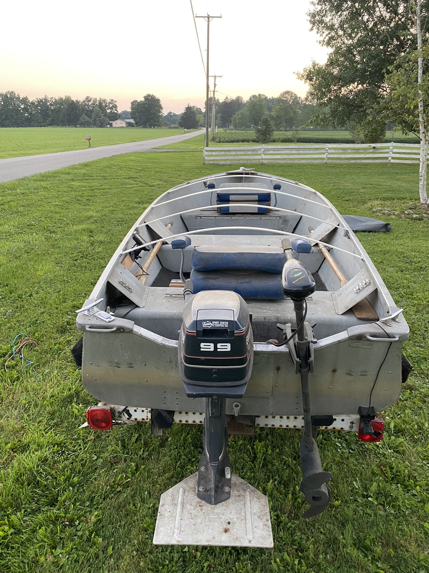 1991 14R Sea Nymph And 1992 Eagle Trailer 