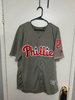 Andrew McCutcheon Phillies grey Majestic jersey sz 44