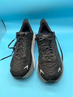 Hoka One One Arahi 6 Mens Athletic Running Black White Shoe Sneaker Sz 13 D