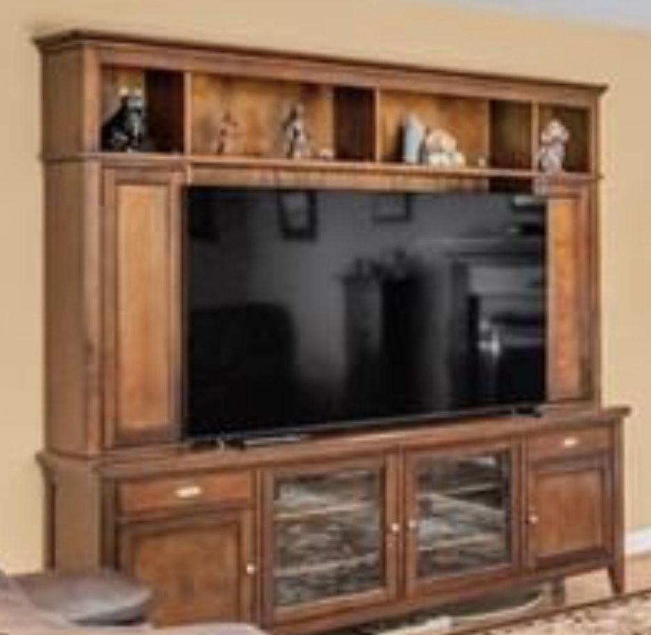 TV Console with Hutch