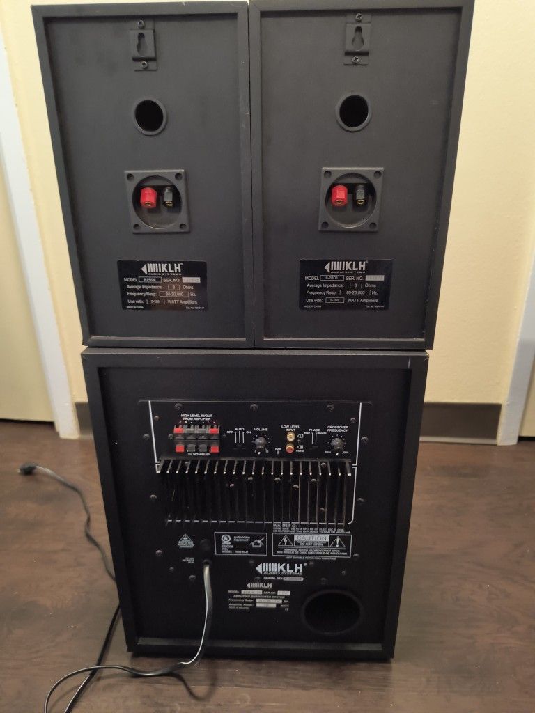 KLH 2.1 Speaker System