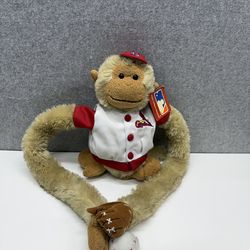 St Louis Cardinals Rally Monkey Plush Long Arm MLB Fiesta 2005 w Tag