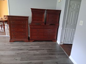 Dresser, Chest, and two Night Stands