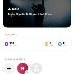 Jcole Concert Tickets