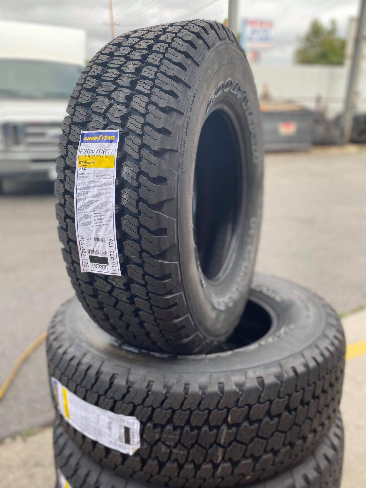265/70/17 GOODYEAR Wranglers New Tires
