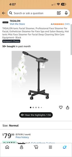 Face steamer