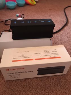 Zoweetek Bluetooth NFC speaker(brand new in box)