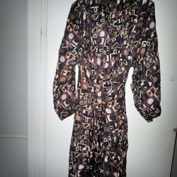 Vintage Christian Dior Silk Robe 