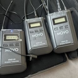 Movo WMX-20 Wireless Lavalier Mic Set – Great Condition