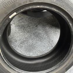 245/45/18 One Used Tire Continental Good Tread