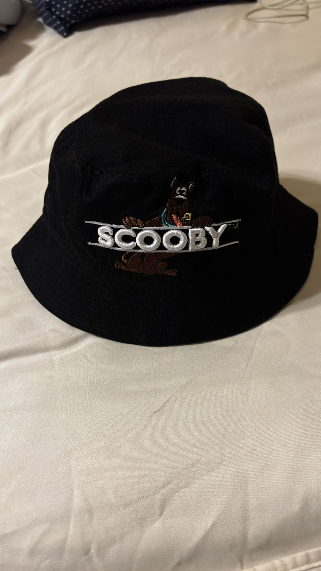 Vintage 90's Cartoon Network Scooby-Doo Black Bucket Hat