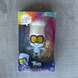 Large Trolls World Tour Rappin' Tiny Diamond Doll Scepter Hasbro BRANDNEW