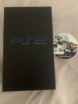 PS2 Fat Console + GTA III — No Wires/Controller
