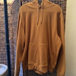 Alpine Design Men's Rust Orange Hoodie Sweater