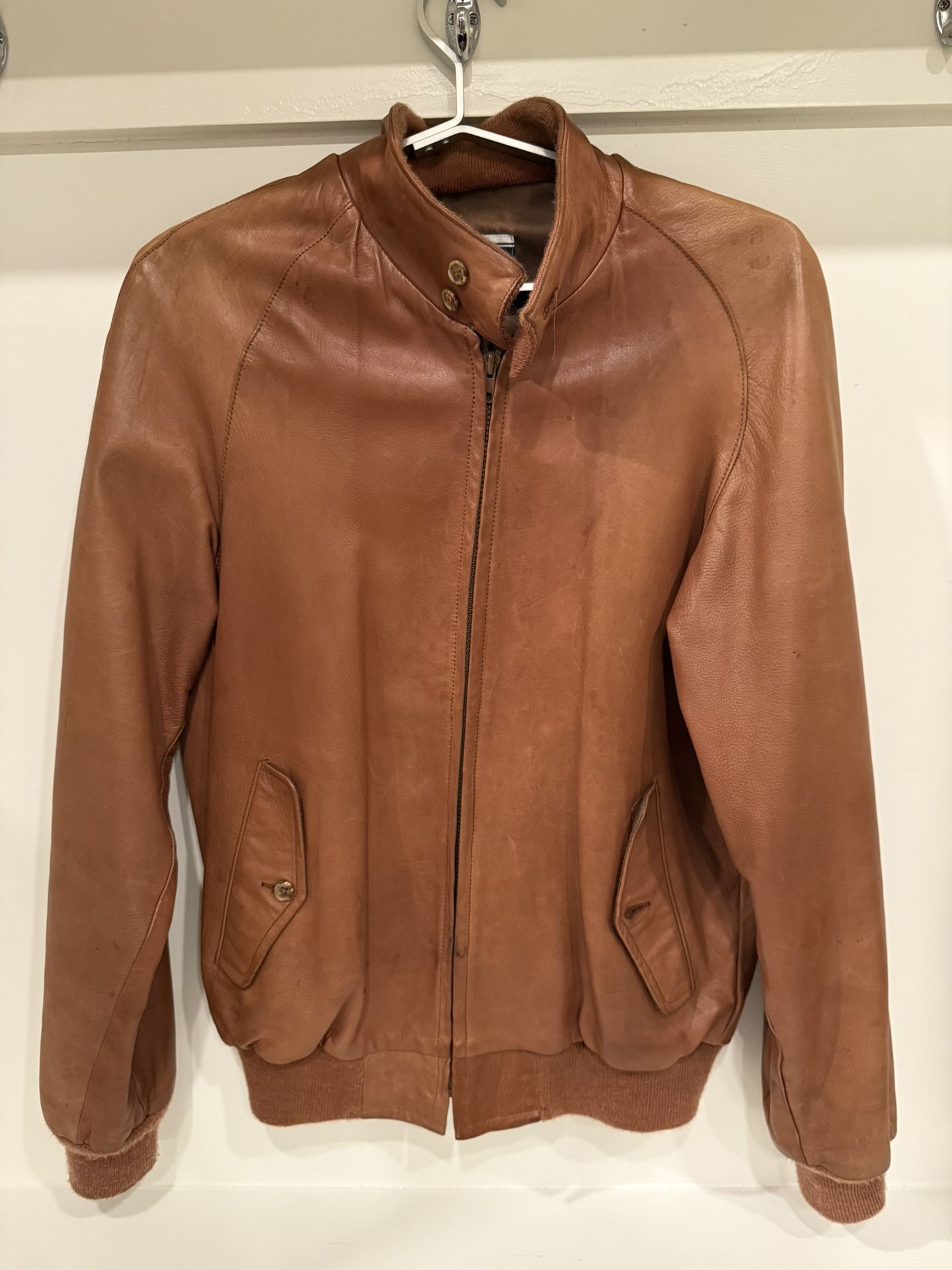 Breir Of Amsterdam leather Jacket USA Made Size 40