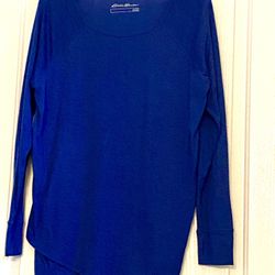 Blue Eddie Bauer Tunic Top